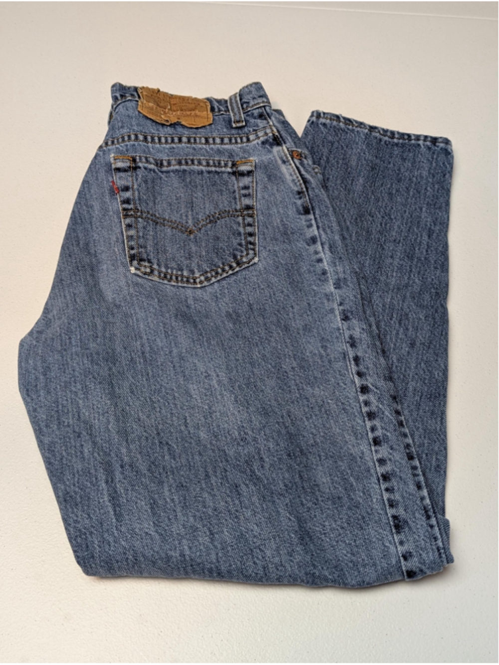 Vintage 1990s Levi’s 550 Womens Jeans 16550-0801 High Rise Relaxed Tapered Mom J